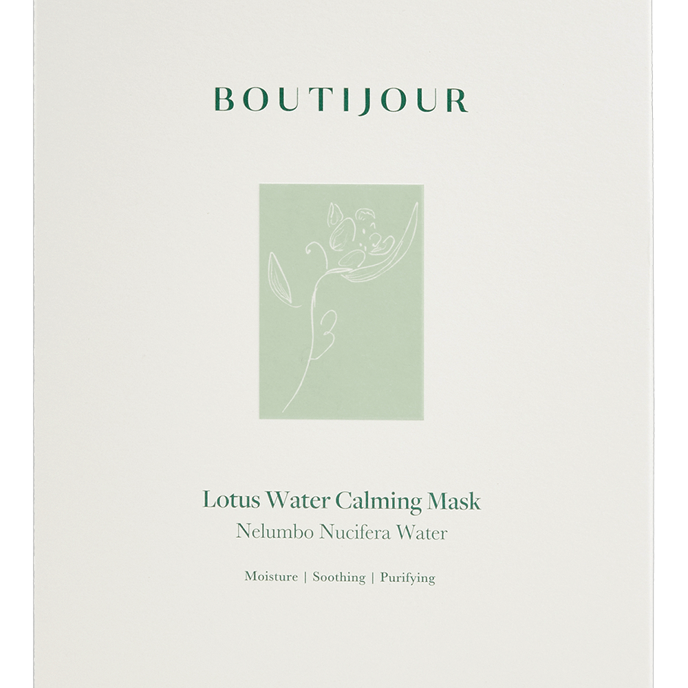 lotus water calming mask de boutijour