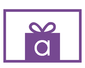 tarjeta regalo icono